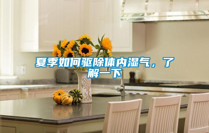 夏季如何驅除體內濕氣，了解一下