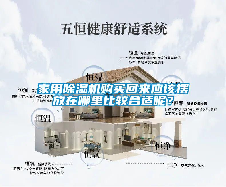 家用除濕機購買回來應該擺放在哪里比較合適呢？