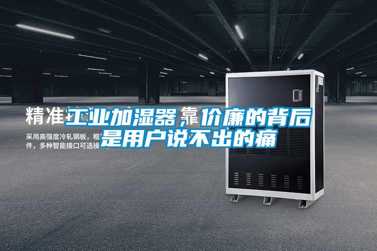 工業加濕器，價廉的背后是用戶說不出的痛