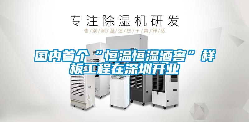 國內首個“恒溫恒濕酒窖”樣板工程在深圳開業(yè)