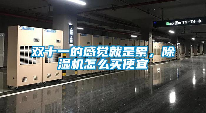 雙十一的感覺(jué)就是累，除濕機(jī)怎么買(mǎi)便宜