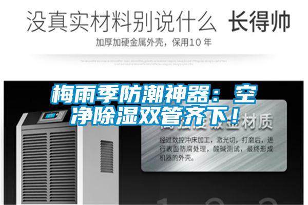 梅雨季防潮神器：空凈除濕雙管齊下！
