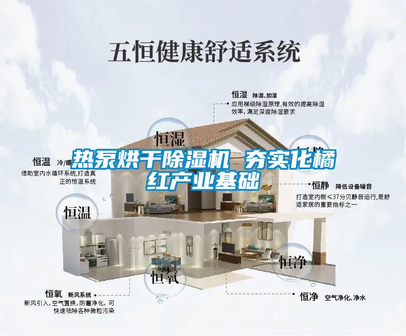 熱泵烘干除濕機 夯實化橘紅產(chǎn)業(yè)基礎