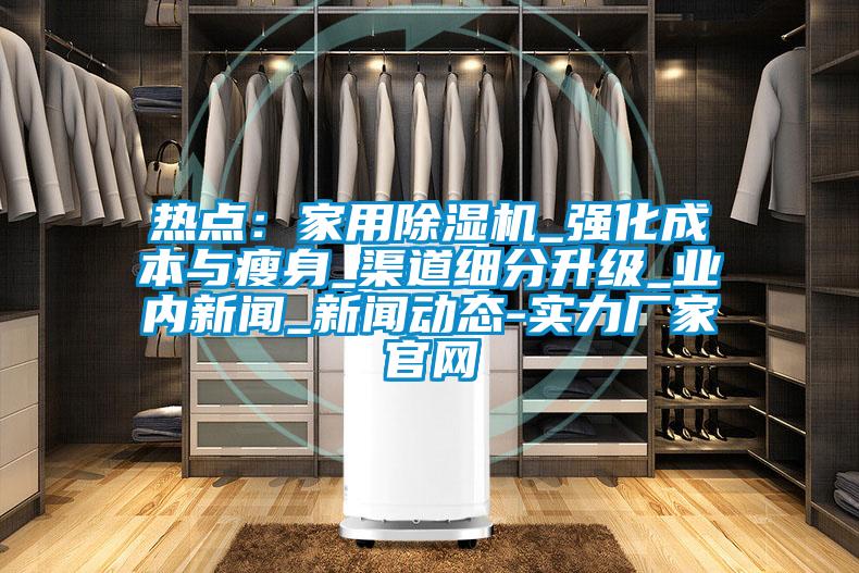 熱點(diǎn)：家用除濕機(jī)_強(qiáng)化成本與瘦身_渠道細(xì)分升級(jí)_業(yè)內(nèi)新聞_新聞動(dòng)態(tài)-實(shí)力廠家官網(wǎng)