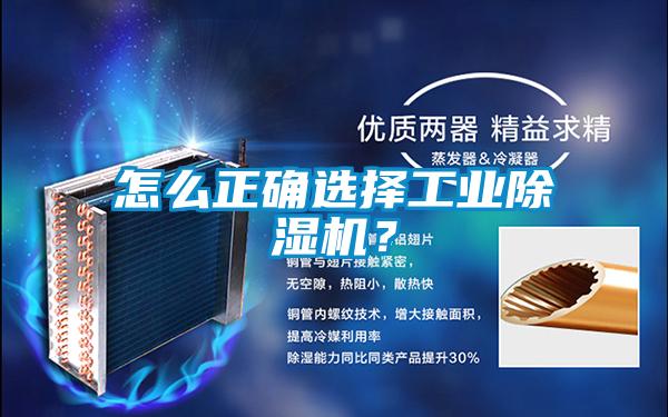 怎么正確選擇工業除濕機？