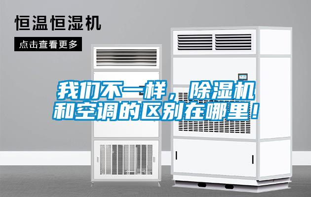 我們不一樣，除濕機(jī)和空調(diào)的區(qū)別在哪里！