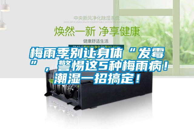 梅雨季別讓身體“發(fā)霉”，警惕這5種梅雨病！潮濕一招搞定！