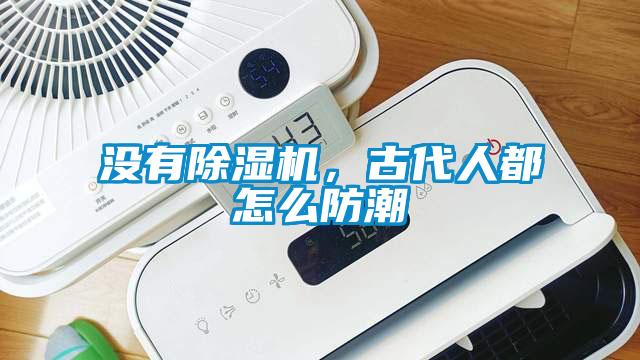 沒(méi)有除濕機(jī)，古代人都怎么防潮