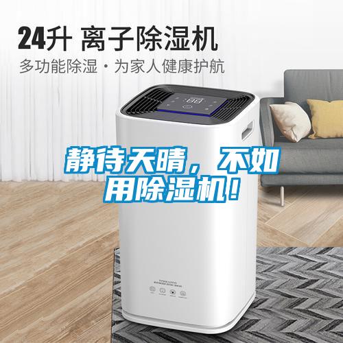 靜待天晴，不如用除濕機！