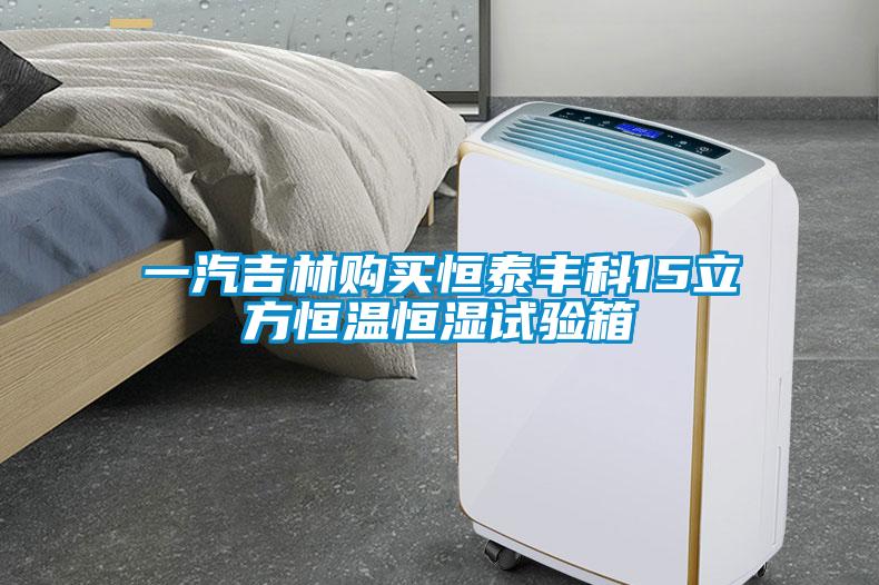 一汽吉林購(gòu)買(mǎi)恒泰豐科15立方恒溫恒濕試驗(yàn)箱