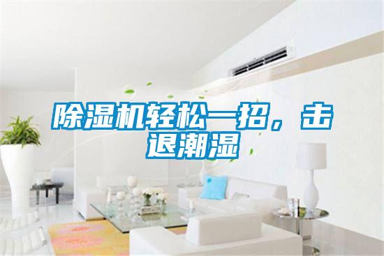 除濕機(jī)輕松一招，擊退潮濕