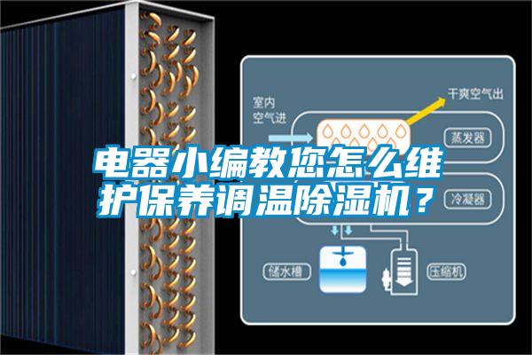 電器小編教您怎么維護保養(yǎng)調(diào)溫除濕機？