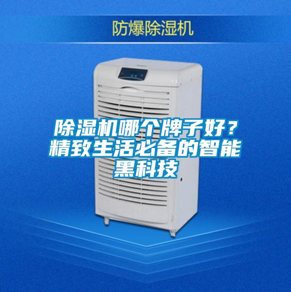 除濕機哪個牌子好？精致生活必備的智能黑科技