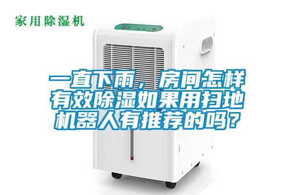 一直下雨，房間怎樣有效除濕如果用掃地機器人有推薦的嗎？