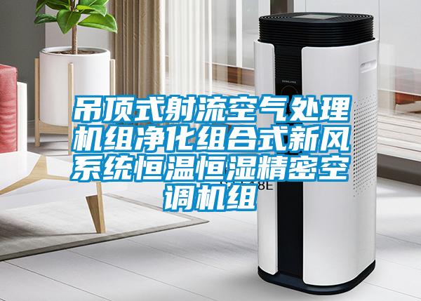 吊頂式射流空氣處理機組凈化組合式新風(fēng)系統(tǒng)恒溫恒濕精密空調(diào)機組