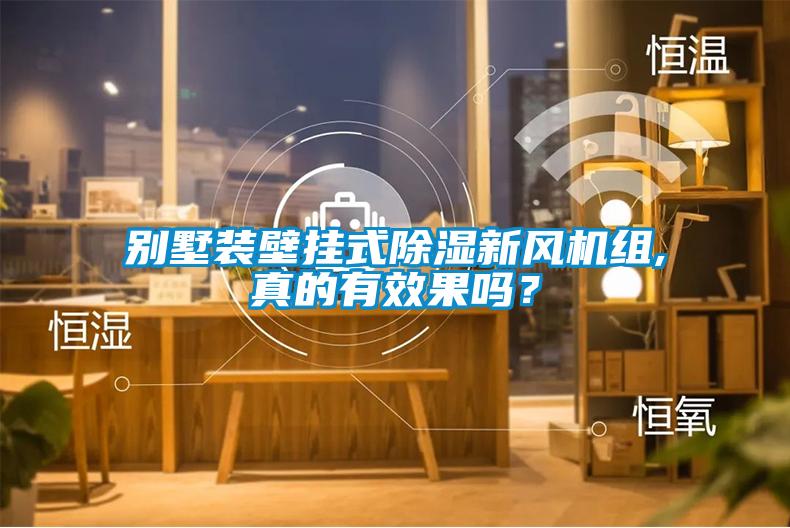別墅裝壁掛式除濕新風(fēng)機(jī)組,真的有效果嗎？