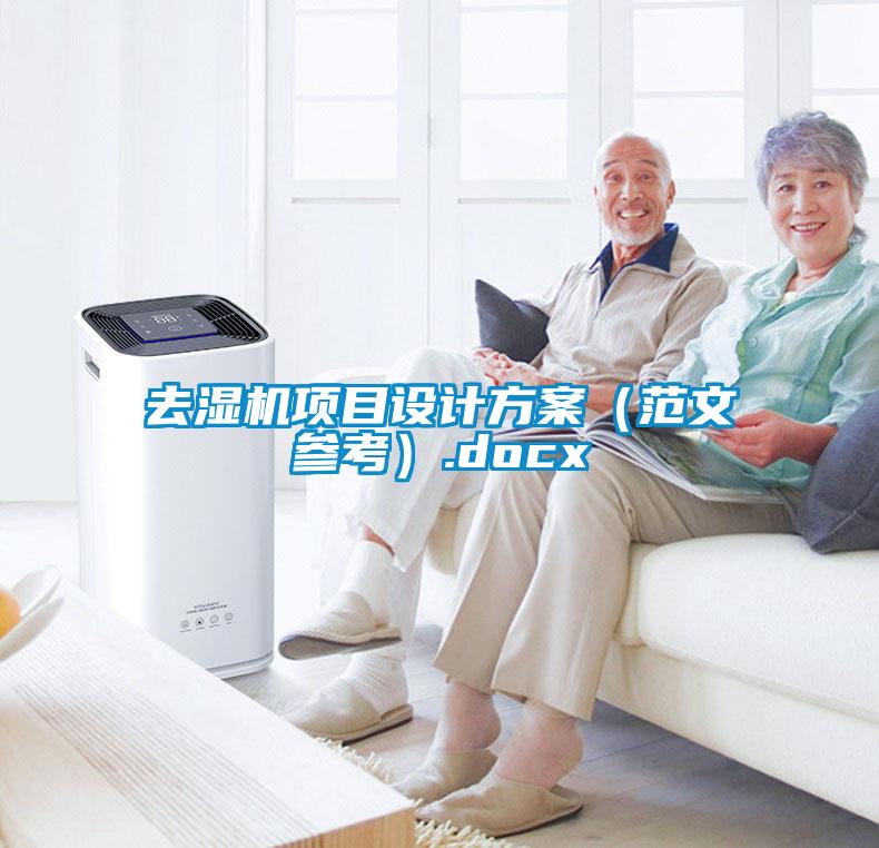去濕機(jī)項目設(shè)計方案（范文參考）.docx