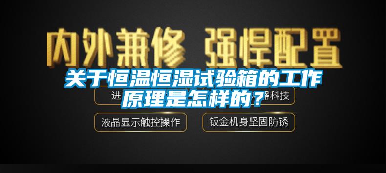 關(guān)于恒溫恒濕試驗箱的工作原理是怎樣的？