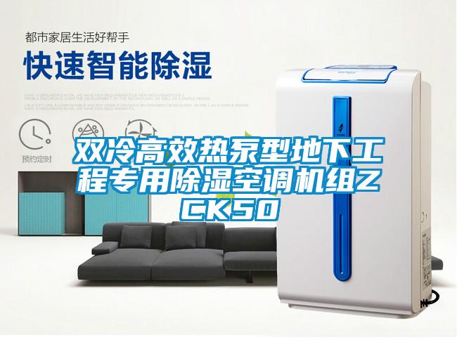 雙冷高效熱泵型地下工程專(zhuān)用除濕空調(diào)機(jī)組ZCK50