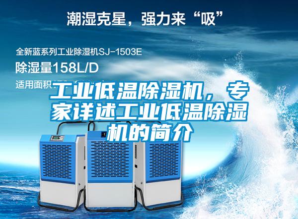 工業(yè)低溫除濕機，專家詳述工業(yè)低溫除濕機的簡介