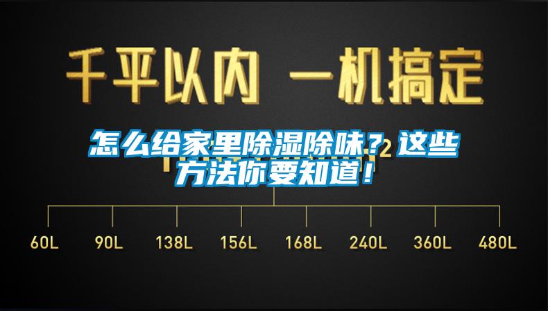 怎么給家里除濕除味？這些方法你要知道！