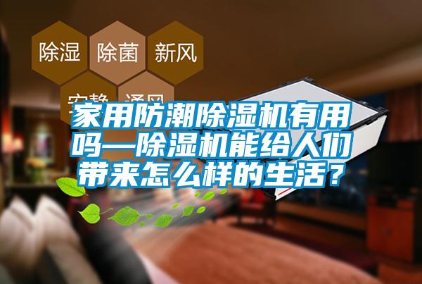家用防潮除濕機有用嗎—除濕機能給人們帶來怎么樣的生活？
