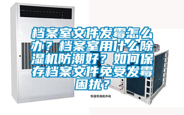 檔案室文件發(fā)霉怎么辦？檔案室用什么除濕機防潮好？如何保存檔案文件免受發(fā)霉困擾？