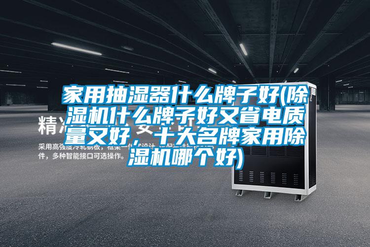 家用抽濕器什么牌子好(除濕機什么牌子好又省電質量又好，十大名牌家用除濕機哪個好)