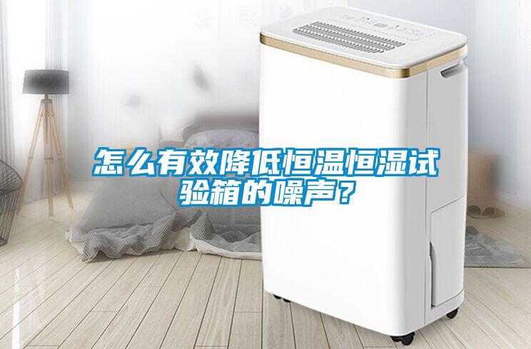怎么有效降低恒溫恒濕試驗(yàn)箱的噪聲？