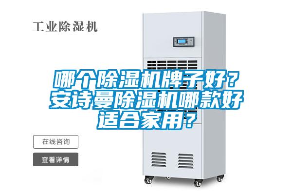 哪個除濕機牌子好？安詩曼除濕機哪款好適合家用？