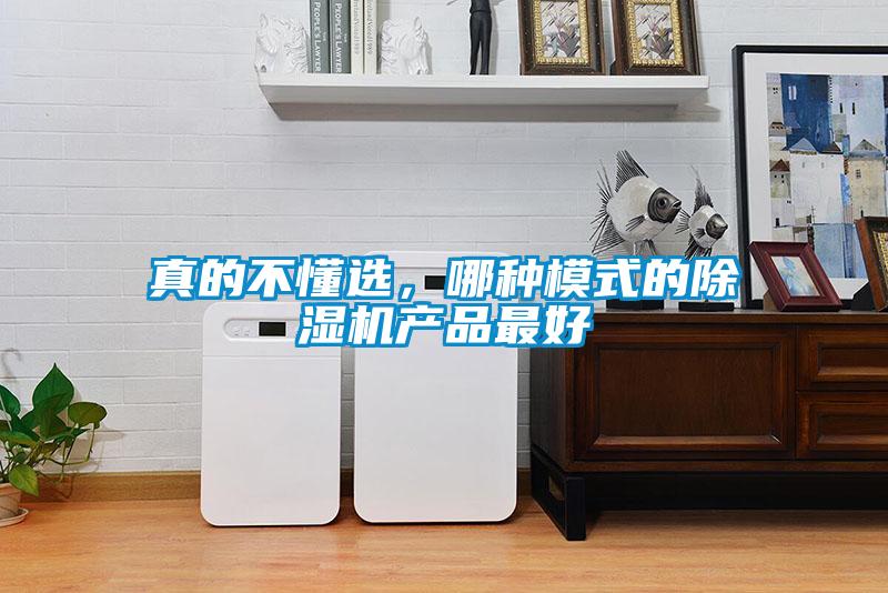 真的不懂選，哪種模式的除濕機產品最好