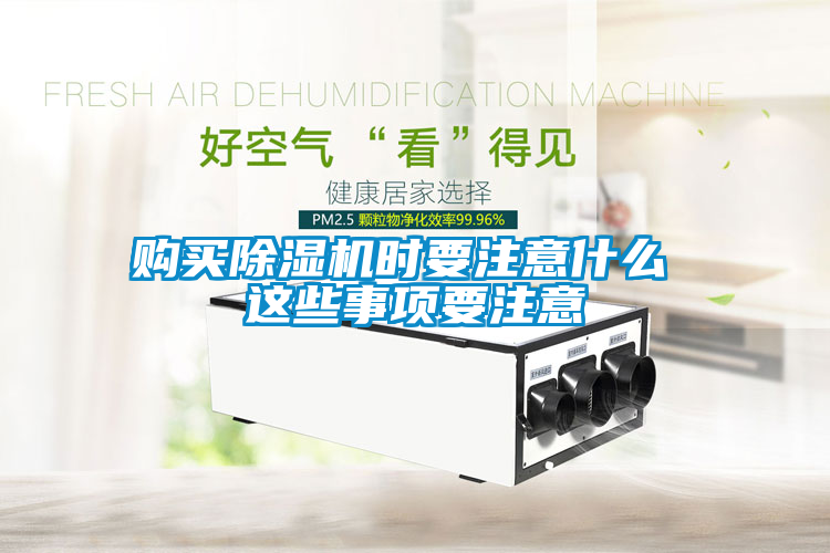 購買除濕機(jī)時(shí)要注意什么 這些事項(xiàng)要注意