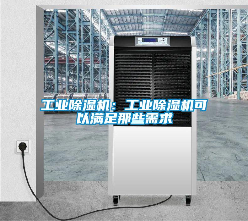 工業除濕機：工業除濕機可以滿足那些需求