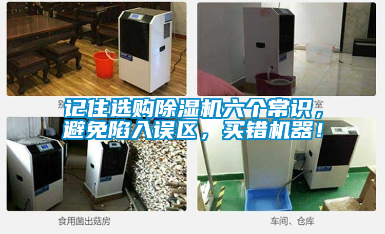 記住選購除濕機六個常識，避免陷入誤區，買錯機器！
