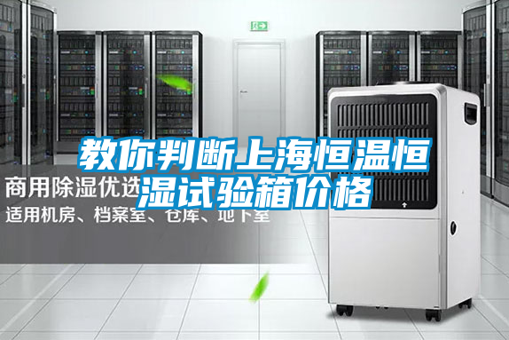 教你判斷上海恒溫恒濕試驗(yàn)箱價格