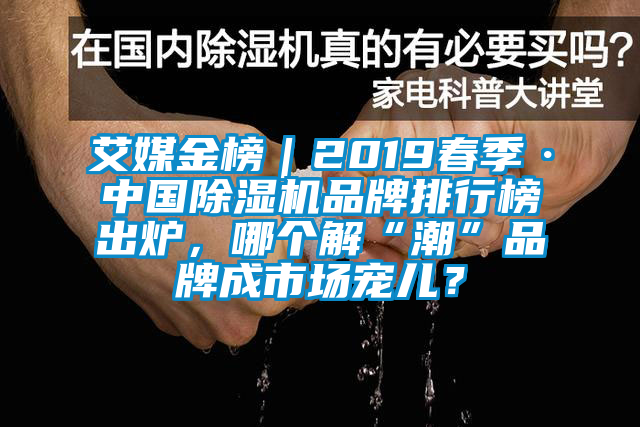 艾媒金榜｜2019春季·中國除濕機品牌排行榜出爐，哪個解“潮”品牌成市場寵兒？