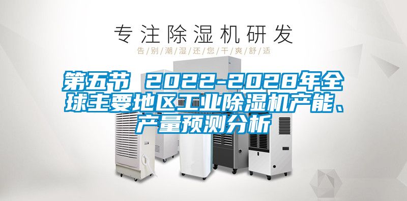 第五節 2022-2028年全球主要地區工業除濕機產能、產量預測分析