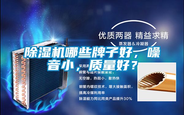 除濕機哪些牌子好，噪音小，質量好？