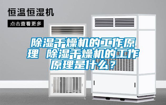 除濕干燥機的工作原理 除濕干燥機的工作原理是什么？