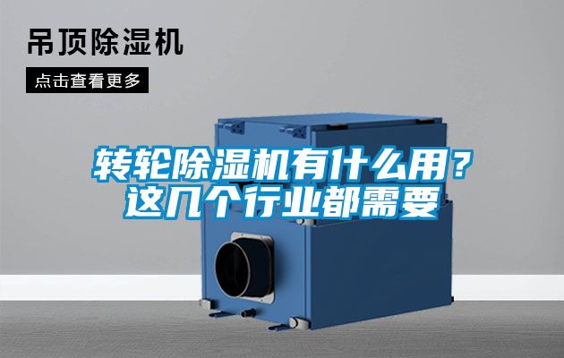 轉(zhuǎn)輪除濕機(jī)有什么用？這幾個(gè)行業(yè)都需要