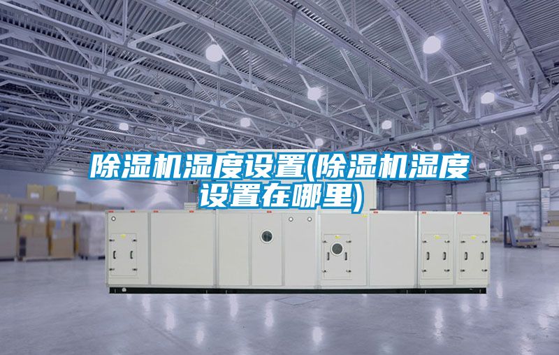 除濕機濕度設(shè)置(除濕機濕度設(shè)置在哪里)