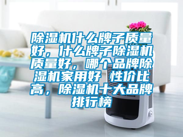 除濕機什么牌子質量好，什么牌子除濕機質量好，哪個品牌除濕機家用好 性價比高，除濕機十大品牌排行榜