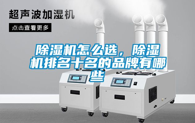 除濕機(jī)怎么選，除濕機(jī)排名十名的品牌有哪些