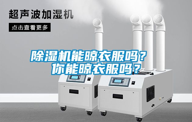 除濕機能晾衣服嗎？ 你能晾衣服嗎？