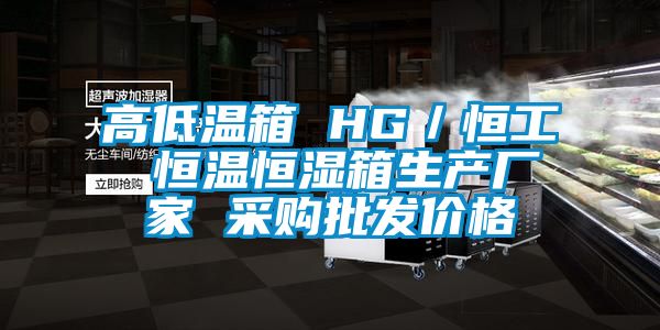 高低溫箱 HG／恒工 恒溫恒濕箱生產(chǎn)廠家 采購(gòu)批發(fā)價(jià)格